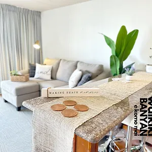 Stunning 1bd A Block Away To Waikiki Free Parking Apartment